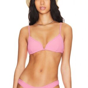 L*space Helena Bikini Top Pink Size S